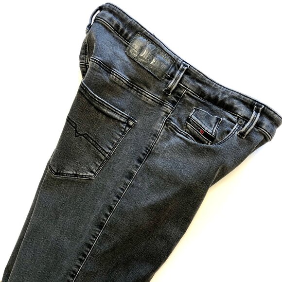 Diesel Industry Skinzee-High-Xp Skinny Jeans, W26 L32, Washed Out Colored Denim - Picture 13 of 16